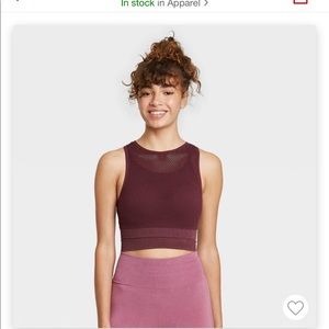 JoyLab Women’s High Neck Double Layer Seamless Bra